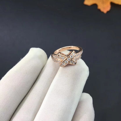 [Aurelle Style]JEUX DE RING PINK GOLD DIAMOND