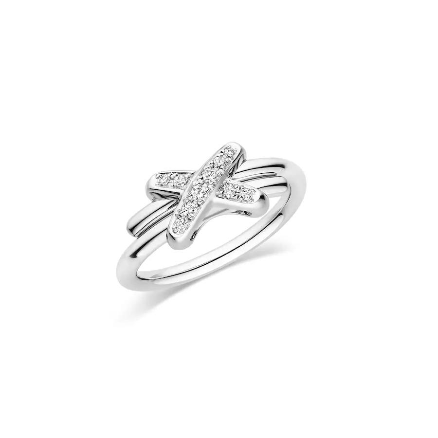 [Aurelle Style]JEUX DE SILVER DIAMOND RING