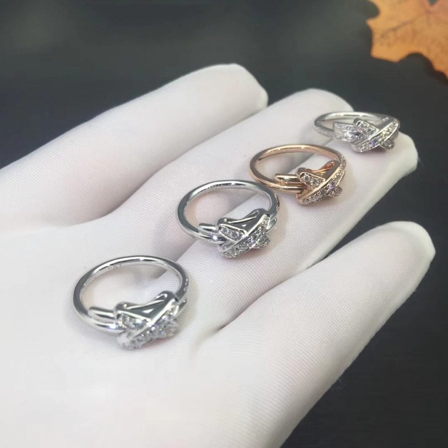 [Aurelle Style]JEUX DE SILVER DIAMOND RING