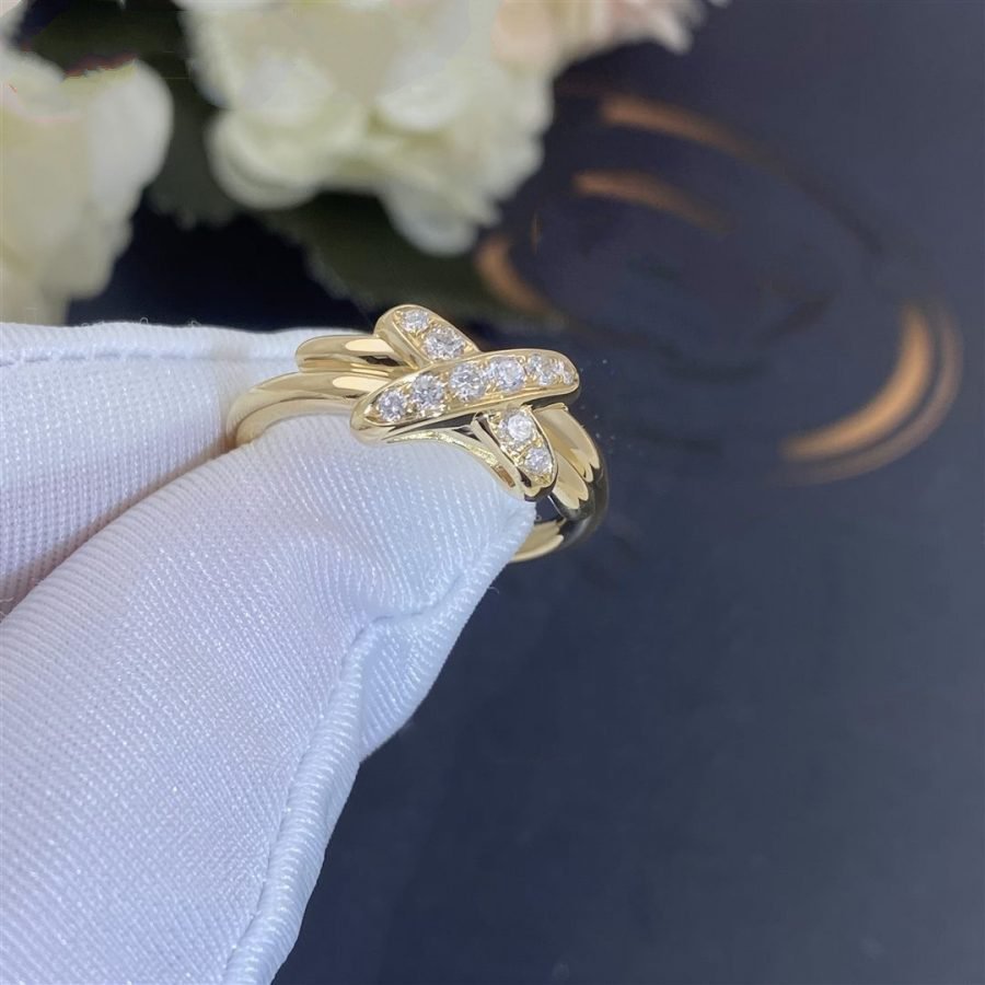 [Aurelle Style]JEUX DE GOLD DIAMOND RING