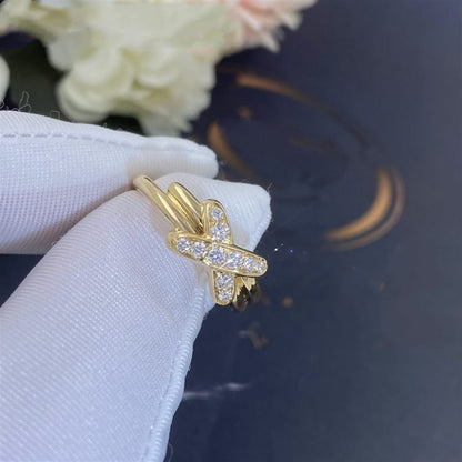 [Aurelle Style]JEUX DE GOLD DIAMOND RING