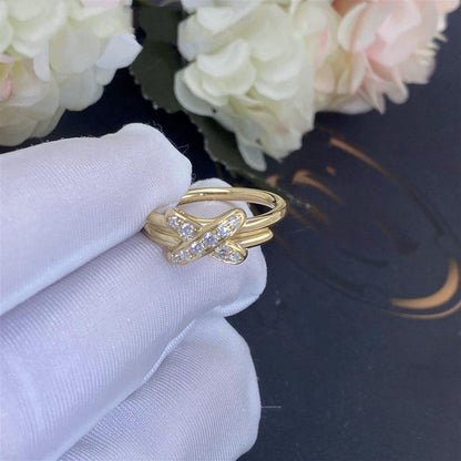 [Aurelle Style]JEUX DE GOLD DIAMOND RING