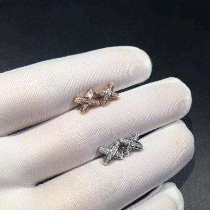 [Aurelle Style]JEUX DE DIAMOND EARRINGS