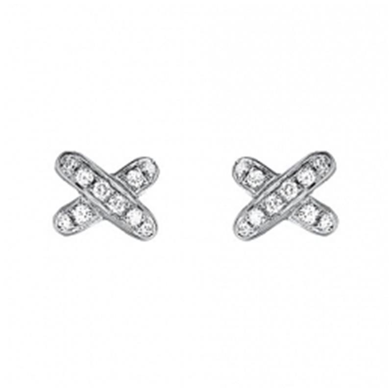 [Aurelle Style]JEUX DE DIAMOND EARRINGS