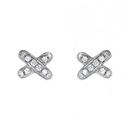 [Aurelle Style]JEUX DE DIAMOND EARRINGS