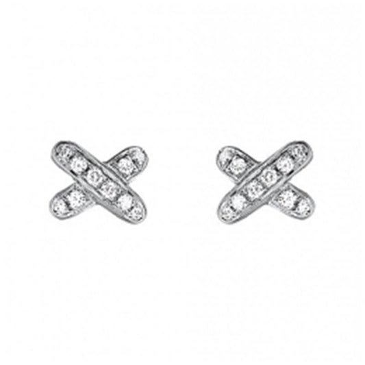 [Aurelle Style]JEUX DE DIAMOND EARRINGS