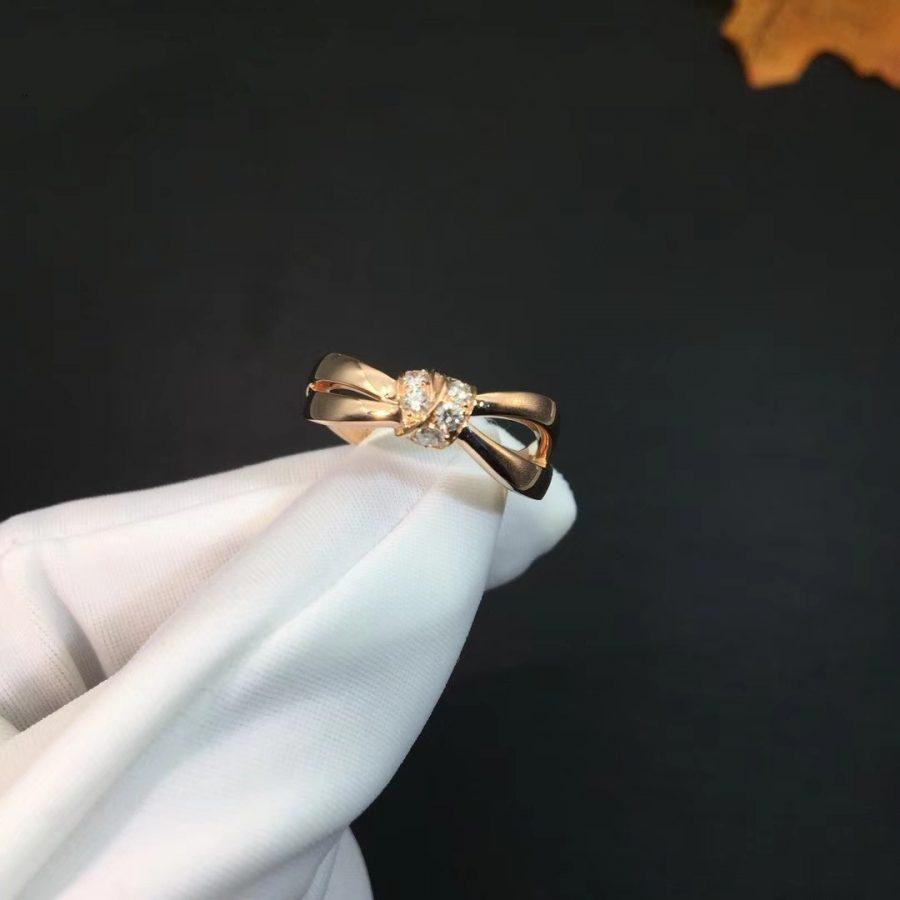 [Aurelle Style]LIENS RING PINK GOLD DIAMOND