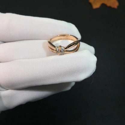 [Aurelle Style]LIENS RING PINK GOLD DIAMOND