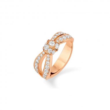[Aurelle Style]LIENS PINK GOLD DIAMOND RING