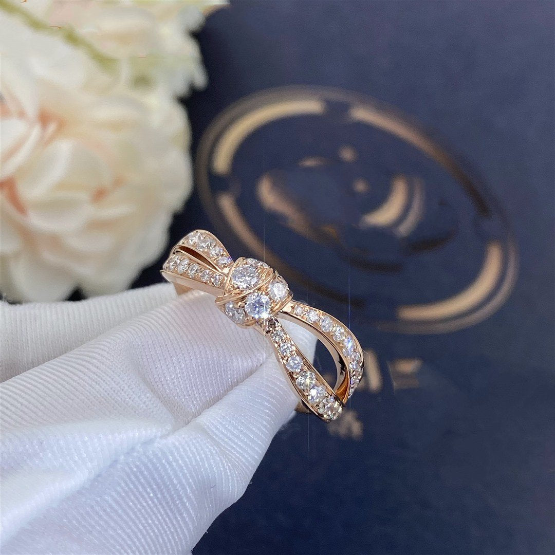 [Aurelle Style]LIENS PINK GOLD DIAMOND RING