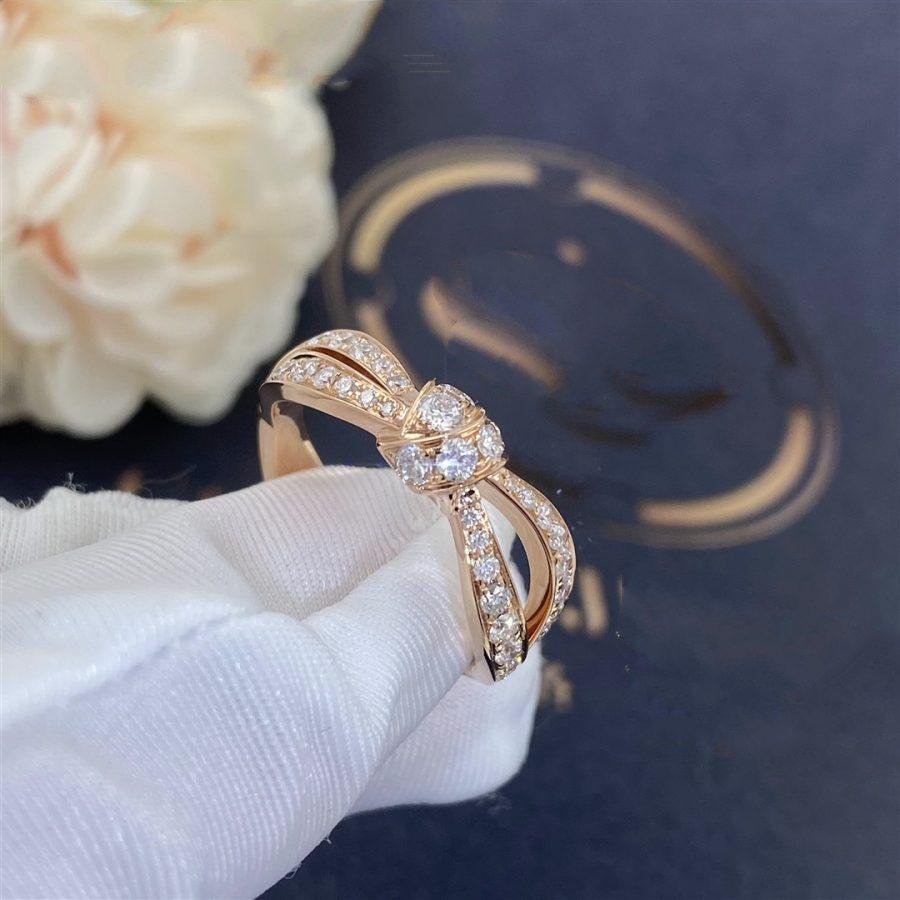 [Aurelle Style]LIENS PINK GOLD DIAMOND RING