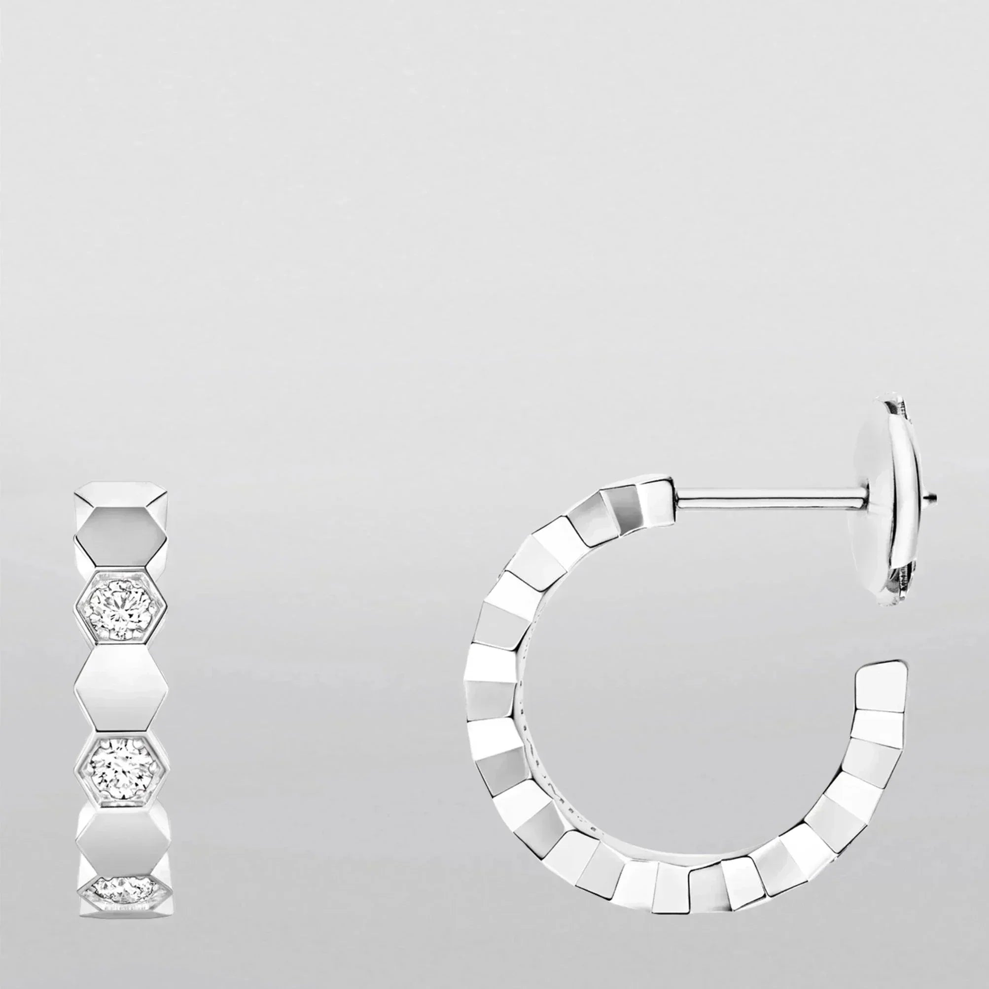 [Aurelle Style]Hollow Design Four-Leaf Clover Flower Shape Earrings