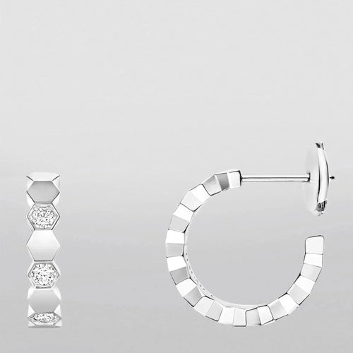 [Aurelle Style]Hollow Design Four-Leaf Clover Flower Shape Earrings