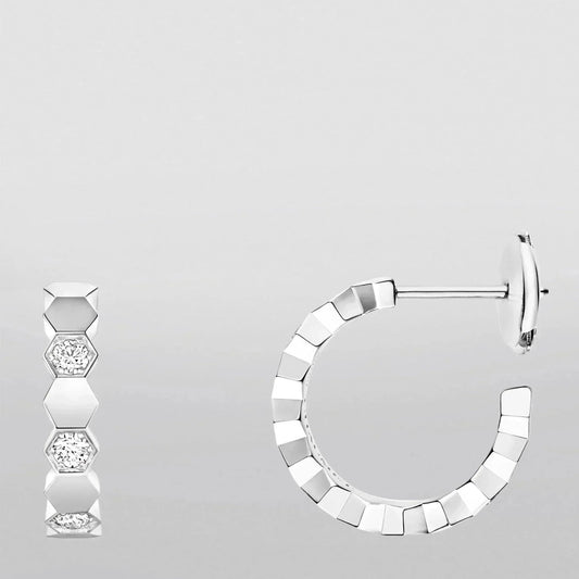 [Aurelle Style]Hollow Design Four-Leaf Clover Flower Shape Earrings