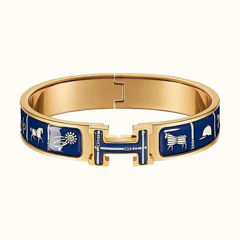 [Aurelle Style]H COUVERTURES DARK BLUE BRACELET