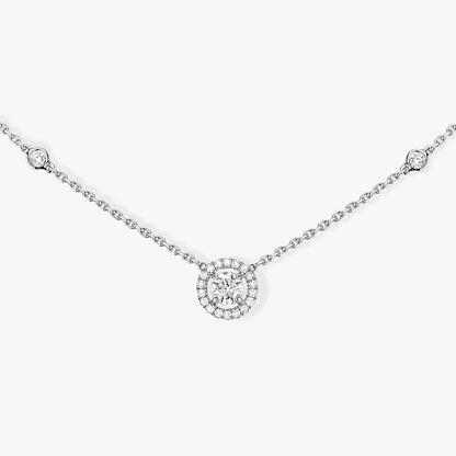 [Aurelle Style]Diamond Necklace 0,20ct Brilliant Shape Joy