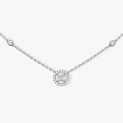 [Aurelle Style]Diamond Necklace 0,20ct Brilliant Shape Joy