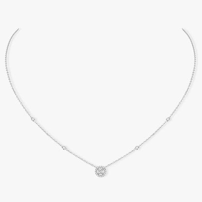 [Aurelle Style]Diamond Necklace 0,20ct Brilliant Shape Joy