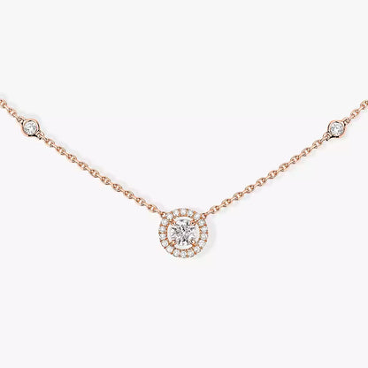 [Aurelle Style]Diamond Necklace 0,20ct Brilliant Shape Joy