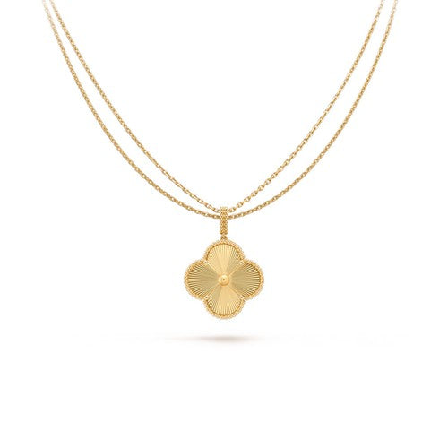 [Aurelle Style]CLOVER 25MM PEDANT NECKLACE GOLD