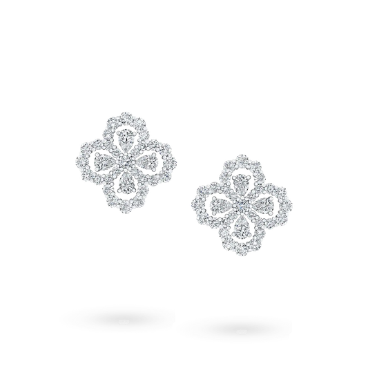 [Aurelle Style]LOOP EARRINGS FULL MOTIF DIAMOND 16MM