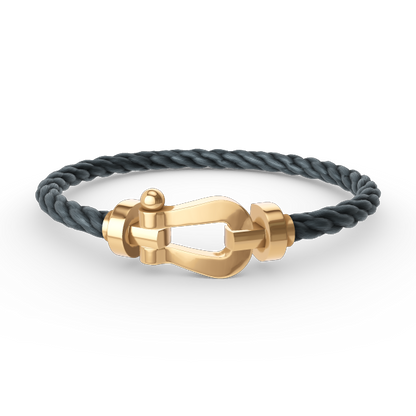 [Aurelle Style]FORCE LARGE HORSESHOE NO DIAMOND BRACELET GOLD