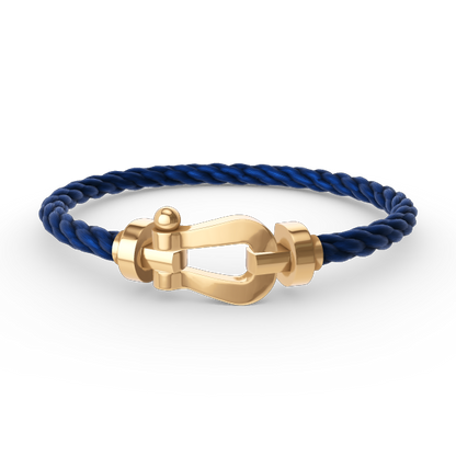 [Aurelle Style]FORCE LARGE HORSESHOE NO DIAMOND BRACELET GOLD