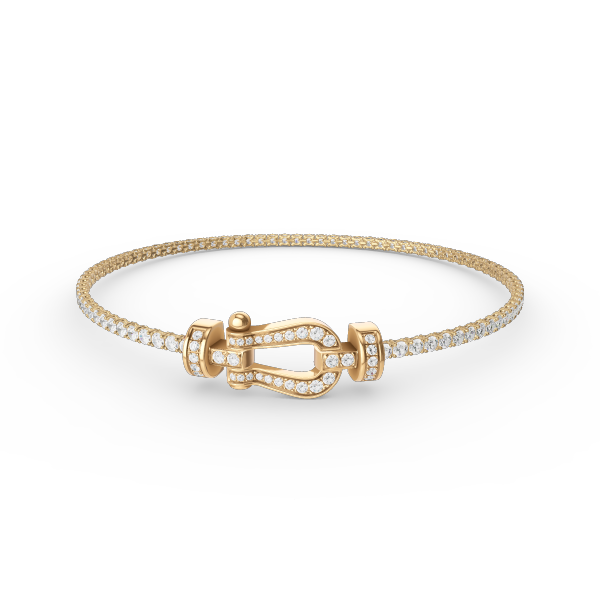 [Aurelle Style]FORCE  HORSESHOE  DIAMOND TENNIS BRACELET