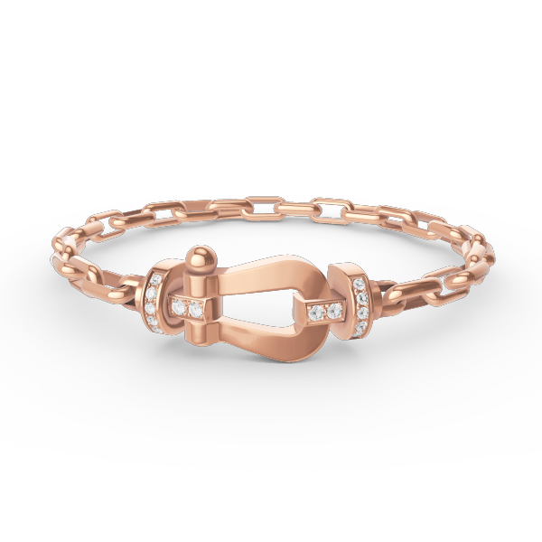 [Aurelle Style]FORCE LARGE HORSESHOE CLASP  METAL BRACELET