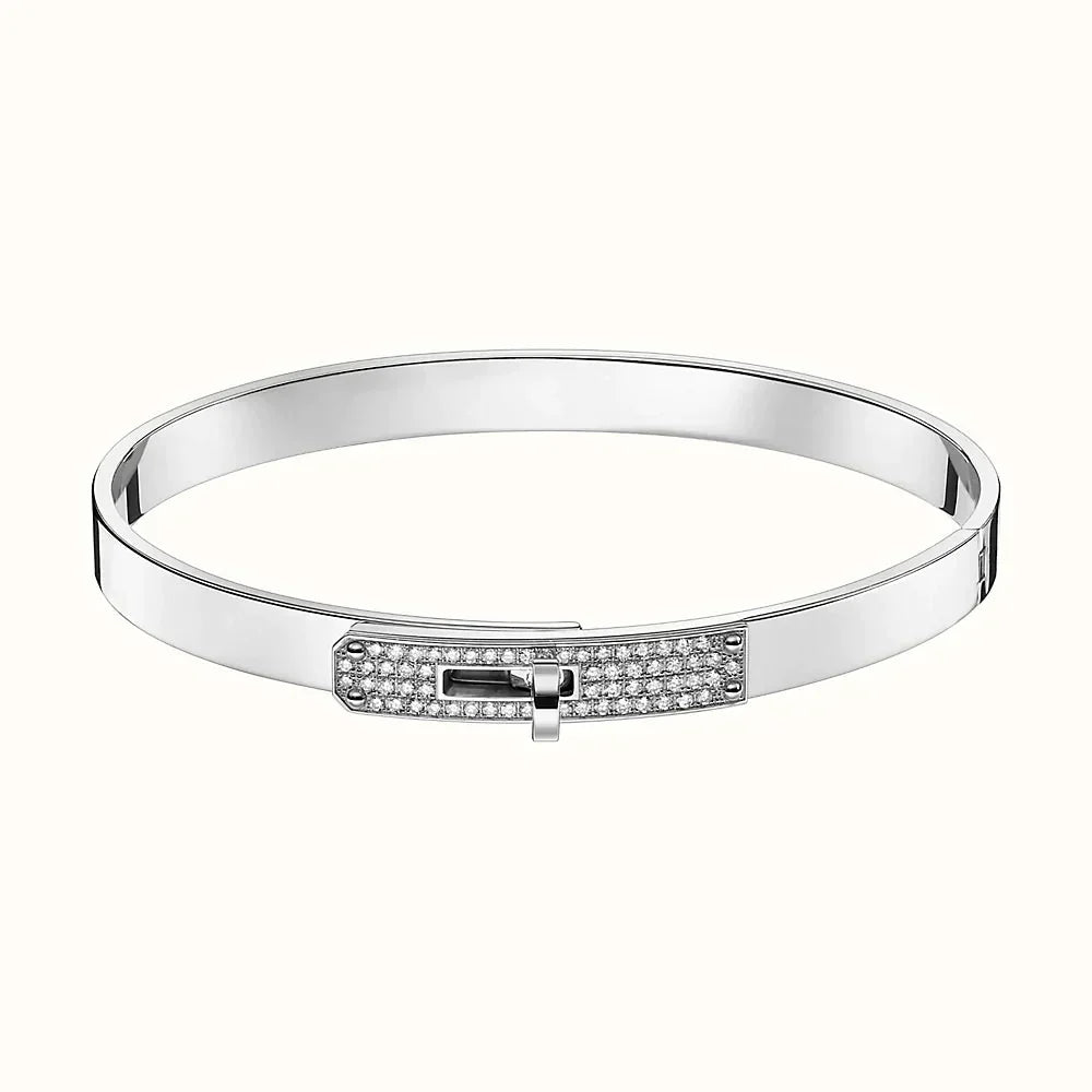 [Aurelle Style]KELLY SILVER DIAMOND BRACELET
