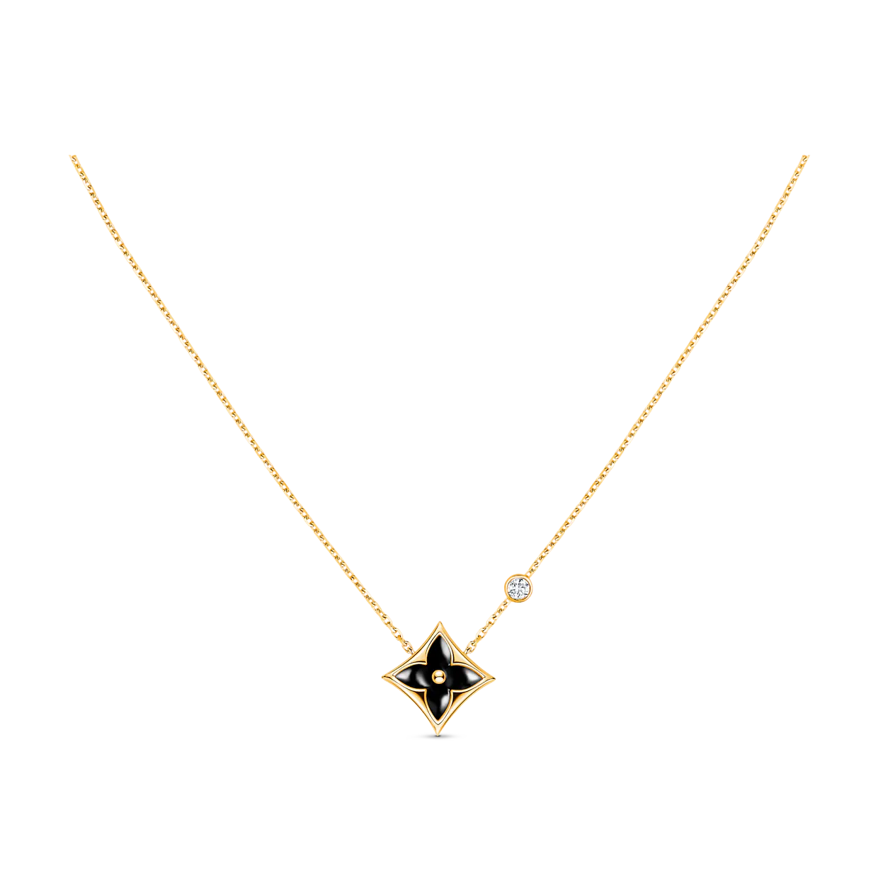 [Aurelle Style]STAR BLACK MOP NECKLACE