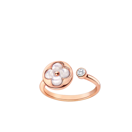 [Aurelle Style]SUN 1 DIAMOND PINK MOP RING
