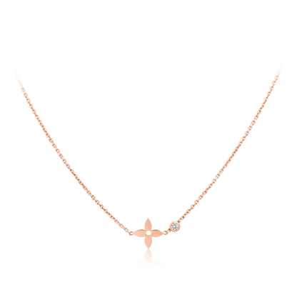 [Aurelle Style]BLOSSOM PENDANT PINK GOLD AND DIAMOND