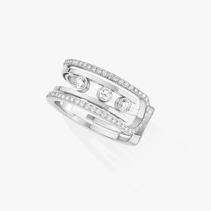 [Aurelle Jewelry]Move 10th Diamond Ring in Gold