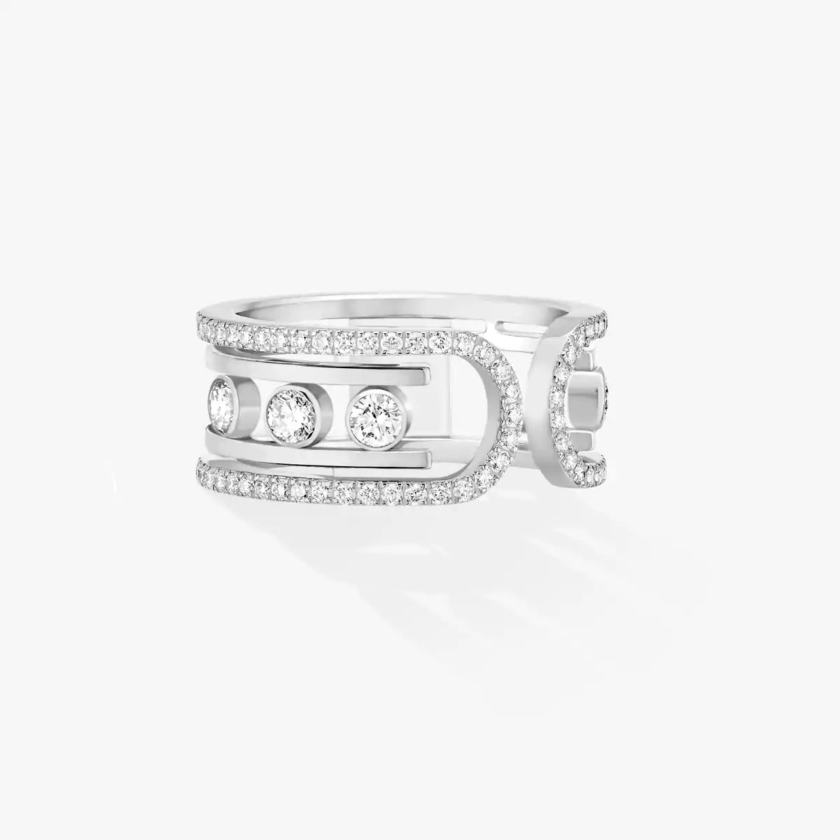 [Aurelle Jewelry]Move 10th Diamond Ring in Gold