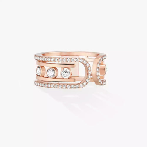 [Aurelle Jewelry]Move 10th Diamond Ring in Gold