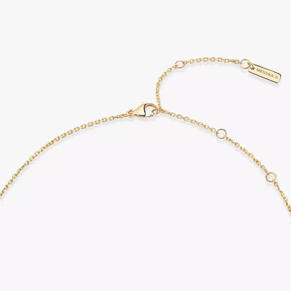 [Aurelle Style]Lucky Eye Diamond Necklace in Rose Gold and Turquoise