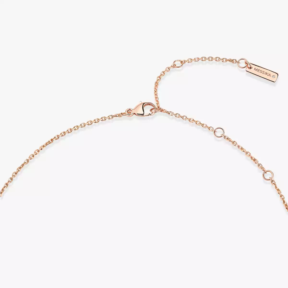 [Aurelle Style]Lucky Eye Diamond Necklace in Rose Gold and Turquoise