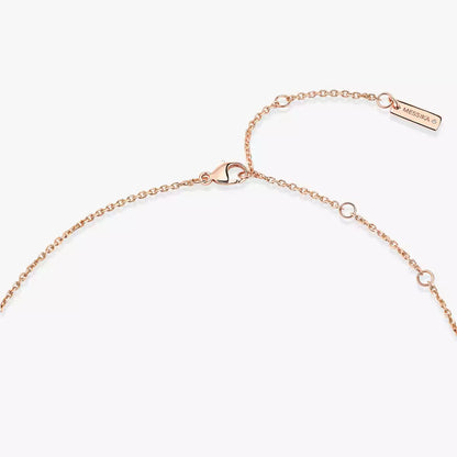 [Aurelle Style]Lucky Eye Diamond Necklace in Rose Gold and Turquoise