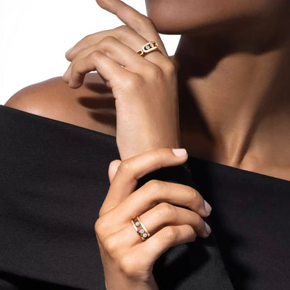 [Aurelle Jewelry] MoveGold Diamond Ring