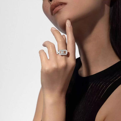 [Aurelle Jewelry] So Move Pave_-Set Diamond Ring