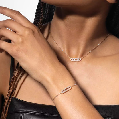 [Aurelle Style]Pavé Baby Move Diamond Bracelet