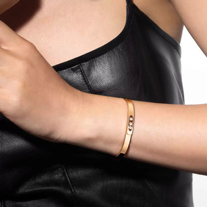 [Aurelle Style]Move Noa Diamond Bangle Bracelet