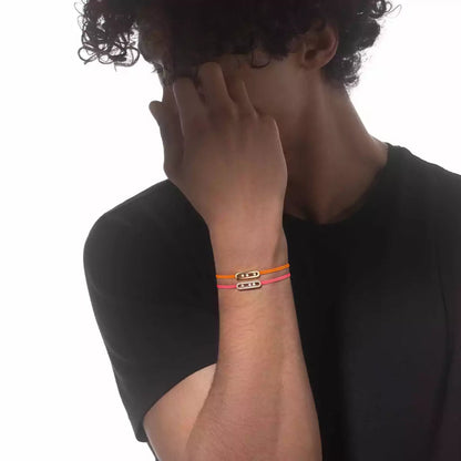 [Aurelle Style]Messika Care(s) pink cord pavé bracelet