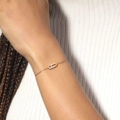 [Aurelle Style]Move Uno Diamond Bracelet