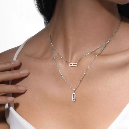 [Aurelle Style] Move Uno Diamond Necklace