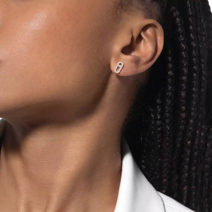 [Aurelle Style]Move Uno Diamond Earrings