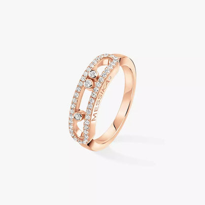 [Aurelle Jewelry] Baby Move Gold Diamond Pave_ Ring