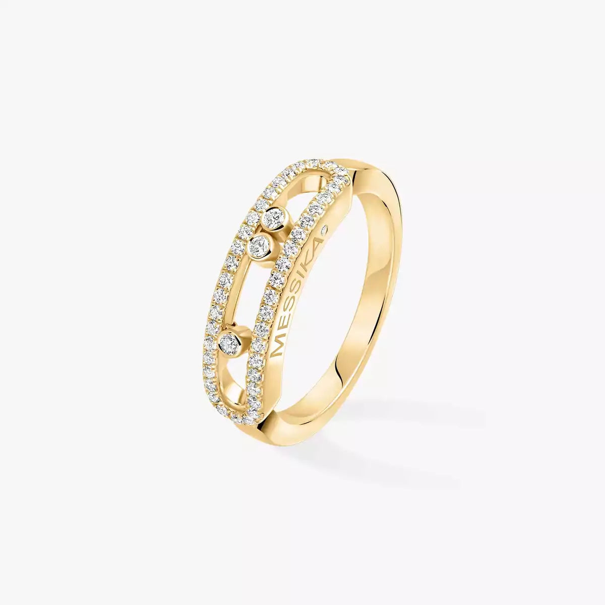 [Aurelle Jewelry] Baby Move Gold Diamond Pave_ Ring