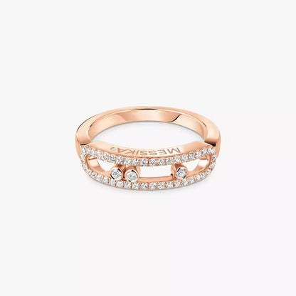 [Aurelle Jewelry] Baby Move Gold Diamond Pave_ Ring